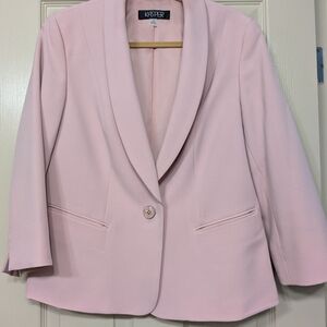 Kasper Pink Tailored Blazer Suit Jacket